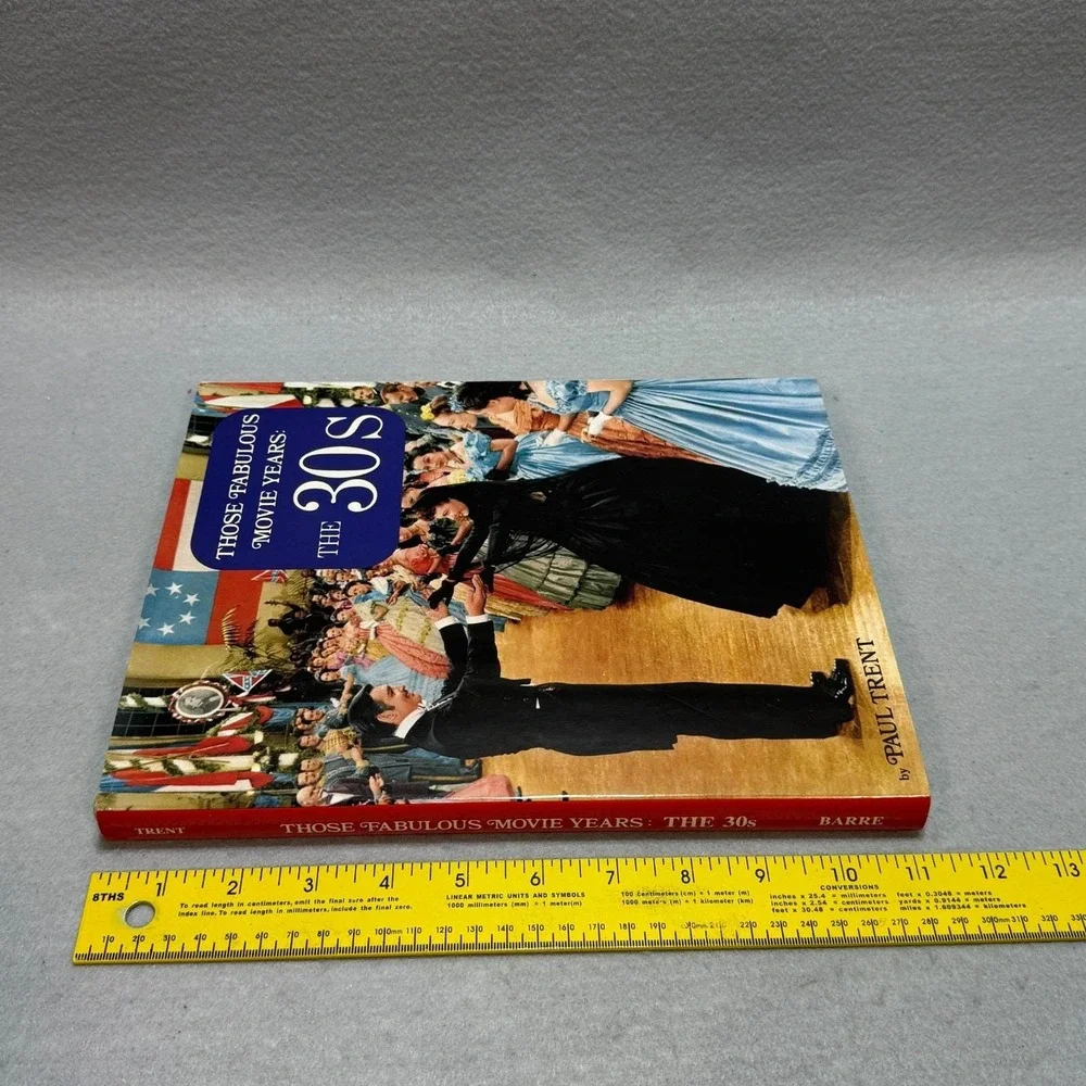 Vintage 1975 Those Fabulous Movie Years The 30s Clark Gable Marx 1st Ed HC DJ